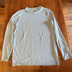 Cat & Jack Boys' Long Sleeve Rash Guard – Light Blue (Size XL 14/16 Husky)